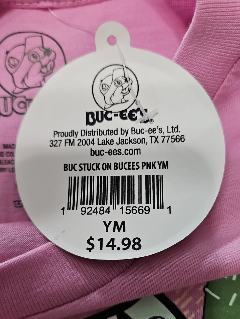 BUC-EE'S youth t shirt